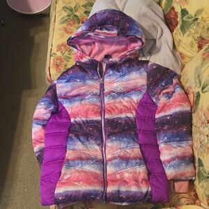 ZeroXposur Kids Puffer Jacket - Pink, Purple, and Blue
